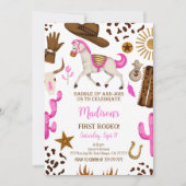 uitnodiging voor Cowgirl Birthday (Voorkant)
