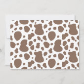 uitnodiging voor Cowgirl Birthday | 1e uitnodiging (Achterkant)