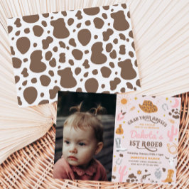 uitnodiging voor Cowgirl Birthday | 1e uitnodiging