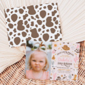 uitnodiging voor Cowgirl Birthday | 2e uitnodiging