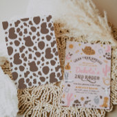 uitnodiging voor Cowgirl Birthday | 2e uitnodiging