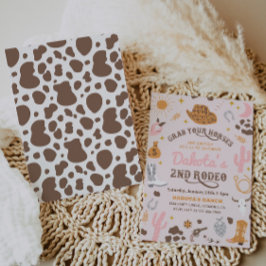 uitnodiging voor Cowgirl Birthday | 2e uitnodiging