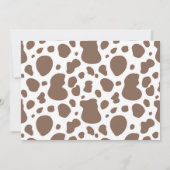 uitnodiging voor Cowgirl Birthday | 2e uitnodiging (Achterkant)