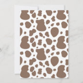 uitnodiging voor Cowgirl Birthday | 4e uitnodiging (Achterkant)