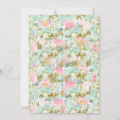 uitnodiging voor Cowgirl Horse Birthday (Achterkant)