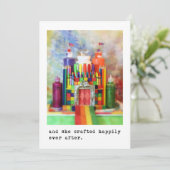 Uitnodiging voor Craft Castle-evenementen met Craf (Staand voorkant)