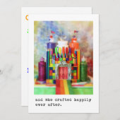 Uitnodiging voor Craft Castle-evenementen met Craf (Voorkant / Achterkant)