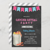 Uitnodiging voor crawfish-boil geslacht onthulling (Voorkant / Achterkant)