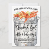 Uitnodiging voor Crawfish Kook Baby Shower (Voorkant)