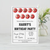 Uitnodiging voor cricket Party (Staand voorkant)