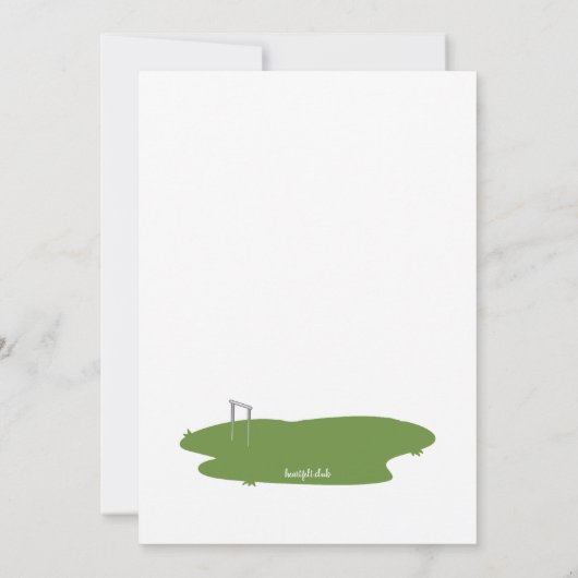 Uitnodiging voor croquet player (Achterkant)