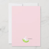 Uitnodiging voor Cutout Easter Egg (Achterkant)