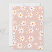 Uitnodiging voor Daisy's Wilde Eerste Verjaardagsf (Achterkant)