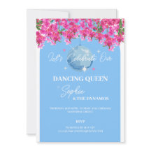 Uitnodiging voor Dancing Queen Bachelorette Weeken