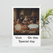 Uitnodiging voor Dankzegging (Staand voorkant)