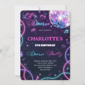 Uitnodiging voor dans (Voorkant)