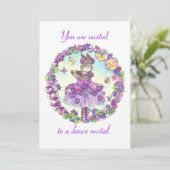 uitnodiging voor dansoverweging (Staand voorkant)