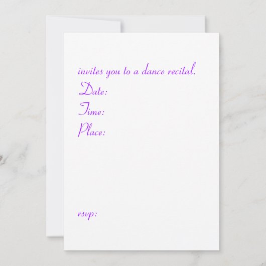 uitnodiging voor dansoverweging (Achterkant)