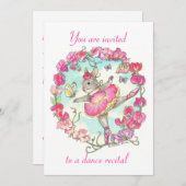 uitnodiging voor dansoverweging (Voorkant / Achterkant)