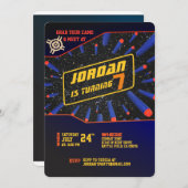 Uitnodiging voor Dart Gun (Voorkant / Achterkant)