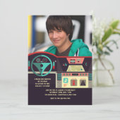 Uitnodiging voor dashboardfoto's (Staand voorkant)