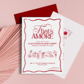 Uitnodiging voor “Dat is amore” GALENTINES rode fe