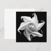 uitnodiging voor datura flower flower bud (Voorkant / Achterkant)