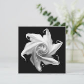 uitnodiging voor datura flower flower bud (Staand voorkant)