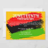 Uitnodiging voor de 19e Dag van de Vrijheid Vlag V (Voorkant)