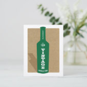  uitnodiging voor de 75e verjaardag van de wijnpar (Staand voorkant)