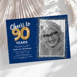 Uitnodiging voor de 90ste verjaardagsfotofeest van