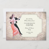 uitnodiging voor de avondeten- en danspartner (Voorkant)