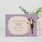  uitnodiging voor de avondeten- en danspartner (Staand voorkant)