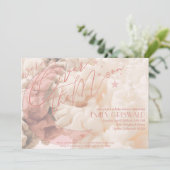 Uitnodiging voor de Baby Shower van Moon Girl (Staand voorkant)