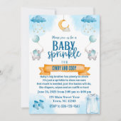 Uitnodiging voor de baby sprinkle (Voorkant)
