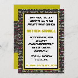 Uitnodiging voor de balie van de Coder Mitzvah