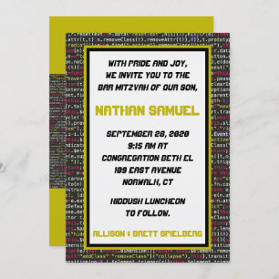 Uitnodiging voor de balie van de Coder Mitzvah