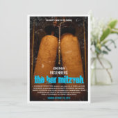 Uitnodiging voor de bar mitswa film (Staand voorkant)