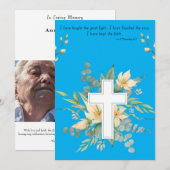 Uitnodiging voor de begrafenis (Voorkant / Achterkant)