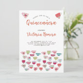 Uitnodiging voor de Beker van het Tea-evenement (Staand voorkant)