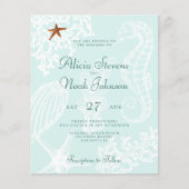 Uitnodiging voor de bestemming van het strand voor (Voorkant)