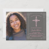 Uitnodiging voor de Bevestigingspartij van Girl me (Voorkant)