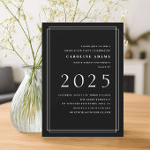 Uitnodiging voor de Big Year Graduparty | Zwart