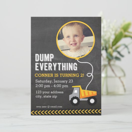 Uitnodiging voor de bouw van karkassen (Staand voorkant)