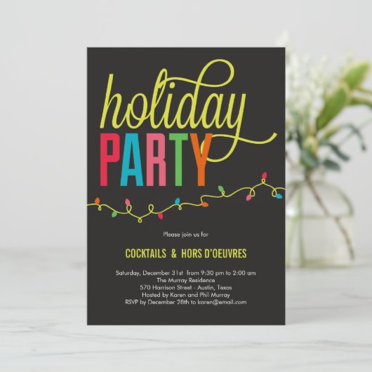 Uitnodiging voor de BrightStor-partij (Staand voorkant)