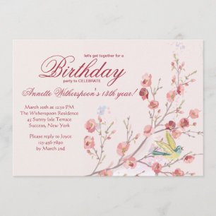 Uitnodiging voor de Britse emboce Birthday Party