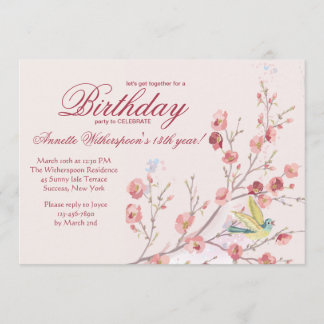 Uitnodiging voor de Britse emboce Birthday Party