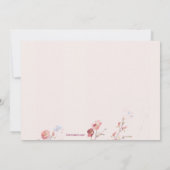 Uitnodiging voor de Britse emboce Birthday Party (Achterkant)