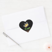 Uitnodiging voor de bruid van niemand hart sticker (Envelop)