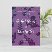  uitnodiging voor de bruiloft (Staand voorkant)